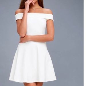 Lulus White Skater Dress